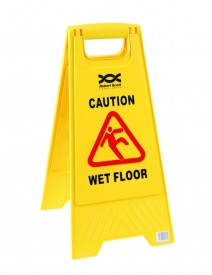 Caution Wet Floor/Cleaning In Progress Sign
